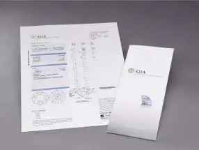 GIA Diamond Grading Report