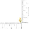 Harmony in Gold: The Note of Sound Diamond Pendant