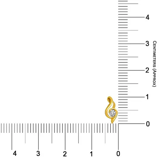 Harmony in Gold: The Note of Sound Diamond Pendant