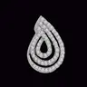 White Rhodium Real Diamond Pendant (P931)