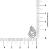 White Rhodium Real Diamond Pendant (P931)