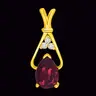 Real Diamond & Ruby Pendant (P960)