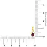 Real Diamond & Ruby Pendant (P960)