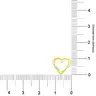 Love me More Two Tone Real Diamond Heart Pendant