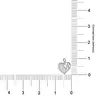 I am Yours White Gold 14kt Real Diamond Heart Pendant