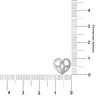 White Gold 14kt Real Diamond Heart Pendant
