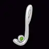 Stunning Soft Beauty Real Emerald Pendant In 14kt