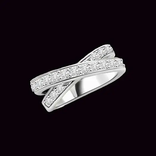 Diamond Eternity Ring in 14kt White Gold SDR1686