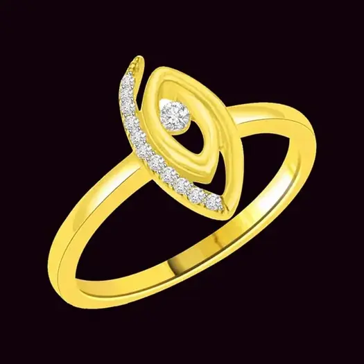 0.16ct Gold & Diamond Designor rings for Ladylove