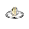 0.04ct Diamond Two-Tone Ring