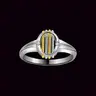 0.04ct Diamond Two-Tone Ring