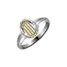 0.04ct Diamond Two-Tone Ring