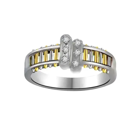 0.18ct Classic Diamond White Gold Ring