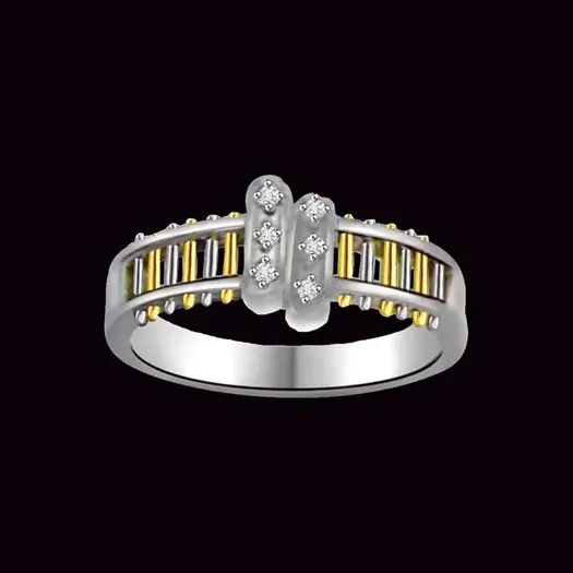 0.18ct Classic Diamond White Gold Ring