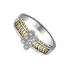 0.18ct Classic Diamond White Gold Ring